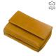Women's wallet made of genuine leather La Scala POP36 mustard