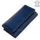 Dámska peňaženka z pravej kože La Scala POP452 tmavo modrá