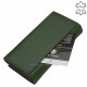 Дамски портфейл от естествена кожа La Scala TGN1958 зелен