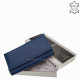Dámská peněženka z pravé kůže La Scala TGN31 modrá