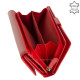 Portefeuille femme en cuir véritable La Scala TGN452 rouge