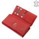 Women's wallet made of genuine leather La Scala TGN452 red