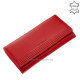 Ženska denarnica iz pravega usnja La Scala TGN72037 rdeča
