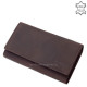 Women's wallet made of genuine leather RFID La Scala LSH100 brown