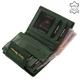 Women's genuine leather wallet Sylvia Belmonte ZEN11259 dark green