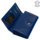 Dámská peněženka z pravé kůže Sylvia Belmonte ZEN155 tmavě modrá