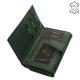 Women's wallet made of genuine leather Sylvia Belmonte ZEN155 dark green