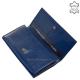 Dámská peněženka z pravé kůže Sylvia Belmonte ZEN31 tmavě modrá