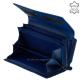 Kvinders pung lavet af ægte læder Sylvia Belmonte ZEN34 mørkeblå