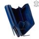 Kvinders pung lavet af ægte læder Sylvia Belmonte ZEN36 mørkeblå