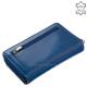 Women's wallet made of genuine leather Sylvia Belmonte ZEN443 dark blue