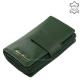 Women's wallet made of genuine leather Sylvia Belmonte ZEN443 dark green
