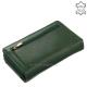 Damen Geldbörse aus echtem Leder Sylvia Belmonte ZEN443 dunkelgrün