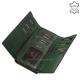 Damen Geldbörse aus echtem Leder Sylvia Belmonte ZEN452 dunkelgrün