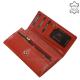 Women's genuine leather wallet Sylvia Belmonte ZEN72037 red