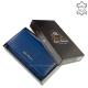Dámska peňaženka z pravej kože Sylvia Belmonte ZEN72037 tmavo modrá