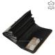 Paris lakovaná kožená dámska peňaženka čierna 74110DSHK