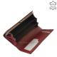 Paris lakovaná kožená dámska peňaženka červená 72401SH