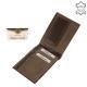 Портфейл в подаръчна кутия кафяв Giultieri SBR37