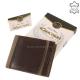 Portemonnee in geschenkdoos bruin Giultieri SBR67