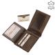 Portemonnee in geschenkdoos bruin Giultieri SBR67