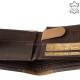 Genuine leather wallet brown - light brown WILD BEAST SWC102 / T