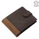 Genuine leather wallet brown - light brown WILD BEAST SWC1021 / T