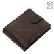 Wallet made of genuine leather brown WILD BEAST SWC6002L / T