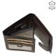 Wallet made of genuine leather brown WILD BEAST SWC6002L / T