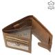 Wallet made of genuine leather light brown WILD BEAST SWC6002L / T