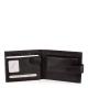 Moška usnjena denarnica S.Belmonte črna E1026 / T