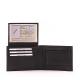 S. Belmonte férfi pénztárca fekete MGK04/T