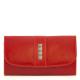 Sylvia Belmonte Swarovski stone women's wallet SSB02 red