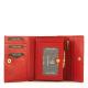 Sylvia Belmonte Swarovski kamienny portfel damski SSB129 czerwony