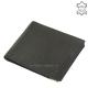 Slim leather wallet La Scala M-002 black