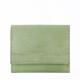 Portefeuille femme SLM en cuir vert clair MP512