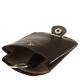 Synchrony leather keychain KR07-S.brown