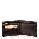 Moška denarnica Synchrony v darilni škatli temno rjave barve SN09