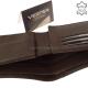 Genuine leather men's wallet brown Vester SVT09 / T