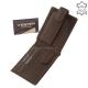 Genuine leather men's wallet brown Vester SVT102 / T