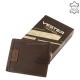 Genuine leather men's wallet brown Vester SVT6002L / T