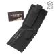Genuine leather men's wallet black Vester SVT102 / T