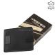 Genuine leather men's wallet black Vester SVT1027 / T