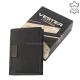 Genuine leather file wallet black Vester SVT475