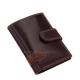 Genuine leather card holder in gift box brown Lorenzo Menotti LOR2038