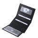 Genuine leather card holder in gift box La Scala ADQ1008 black