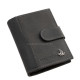 Genuine leather card holder elegant black GreenDeed LGD2038/T