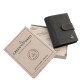 Genuine leather card holder elegant black GreenDeed LGD2038/T