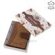 Genuine leather card holder Giultieri TRI2039 brown
