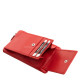 Valódi bőr kulcstartó aprópénztartóval La Scala Luxury LNR11 piros